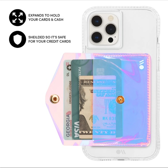 Iridescent Case-Mate Magnetic Card Holder - Picture 7 of 13